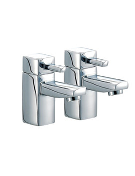 Mayfair QL Chrome Basin Taps Pair | QZ001