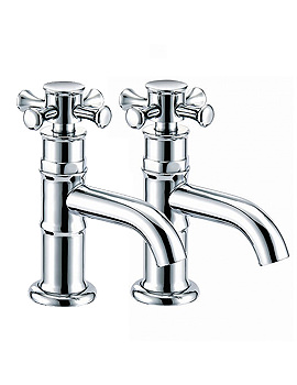 Mayfair Tait Cross Basin Taps Pair | TTX001