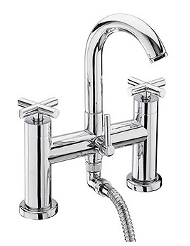 Tre Mercati Maverick Pillar Bath Shower Mixer Tap With Kit | 68050
