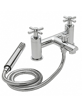 Tre Mercati Erin Pillar Bath Shower Mixer Tap With Complete Kit 30055