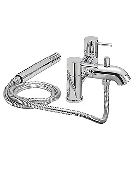 Tre Mercati Milan Pillar Bath Shower Mixer Tap With Shower Kit | 63055