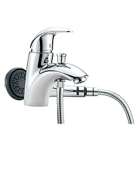 Tre Mercati Novara Mono Bath Shower Mixer Tap Complete with Kit | 65060