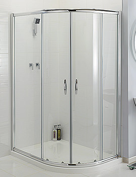 Aqualux Aquanos Off-Set Quadrant Shower Enclosure 900 x 1200mm