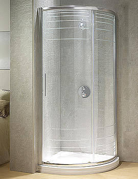 Manhattan Uno Tribeca Glass Uno Shower Quadrant 800 x 800mm