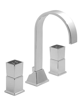 Vado Time 3 Hole Deck Mounted Basin Mixer Tap