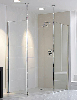 Aqualux Aquaspace Walk-in Modular Shower Panels 900mm | FEN0732AQU