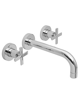 Image of Vado Tonic 3 Hole Wall Mounted Basin Mixer Tap | TON-109L
