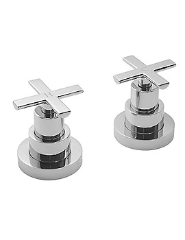 Vado Tonic Deck Mounted Stop Valves Pair | TON-142/PR-3/4