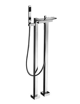 Vado Summit Floor Mounted 2 Hole Bath Shower Mixer