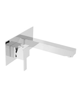Vado Te 2 Hole Wall Mounted Single Lever Basin Mixer Tap