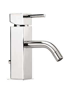 Vado Te Mono Basin Mixer Tap Without Pop Up Waste