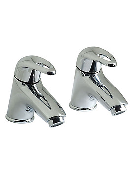 Vado Magma Bath Pillar Taps Pair