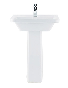 Balterley Edge 60cm Basin With Full Pedestal