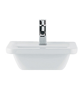 Balterley Edge Square Basin Semi-Recessed 55cm