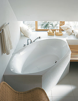 Image of Duravit 2 x 3 Hexagonal Bath Tub 1900 x 900mm | 700025