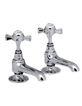 Vado Wentworth Basin Pillar Taps With Long Spout
