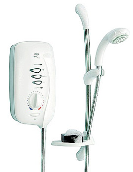 Mira Sport Max 10.8 KW White Chrome Electric Shower 1.1563.007