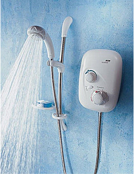 Mira Event XS Thermostatic Power Shower White-Chrome 1.1532.002