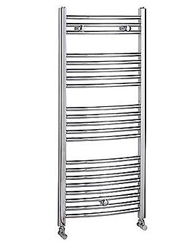 Hudson Reed – Curved Heated Towel Rail 600 x 1150mm