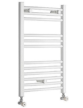 Hudson Reed Curved Multi-Rail White Towel Warmer | HK245