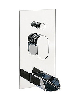 Crosswater Love Me 3 Hole Wall Mounted Bath Tap | LM431WC