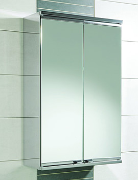 HIB Mini Visnu Stainless Steel Bathroom Cabinet 450mm | 1044020