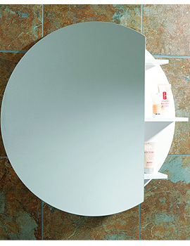 Monaco Half Moon Bathroom Cabinet - HIB