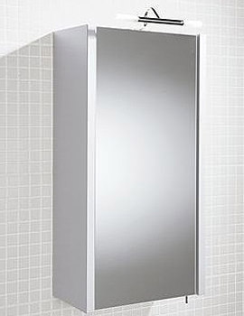 Prescara Grey Decor Bathroom Cabinets 350mm