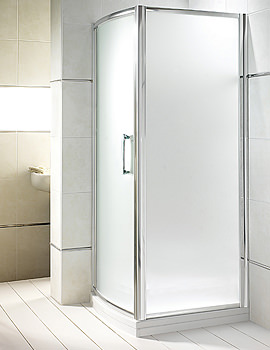 Manhattan M3 Staten Glass Hinged Shower Door 800mm
