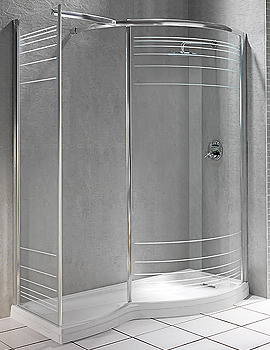 Manhattan M3 Tribeca Glass Walk in Shower Enclosure 1700mm