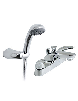 Vado Magma Deck Mounted Bath Shower Mixer Tap With Kit