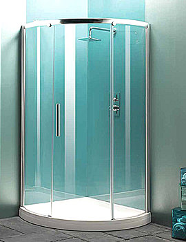 Manhattan M3 Quadrant Plus Clear Glass Enclosure 915mm | M3CL90NQPW