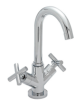 Sagittarius Avant Monobloc Basin Mixer Tap With Waste | AV/106/C