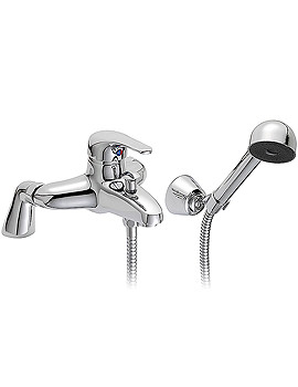 Sagittarius Seattle Pillar Bath Shower Mixer Tap With No1 Kit | SE/105/C