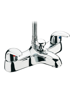 Seattle Twin Lever Bath Shower Mixer Tap With No 1 Kit | SE/305/C