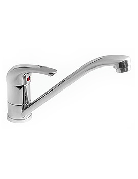 Vado Axis Mono Kitchen Sink Mixer Tap With Swivel Spout