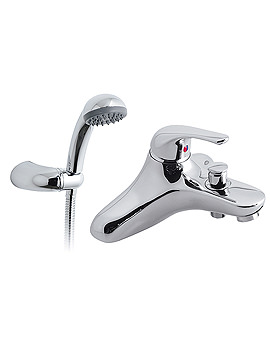 Vado Axis Single Lever Bath Shower Mixer With Shower Kit