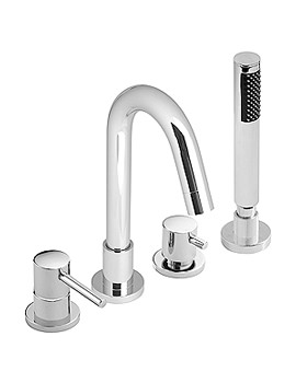 Vado Zoo 4 Hole Single Lever Bath Shower Mixer