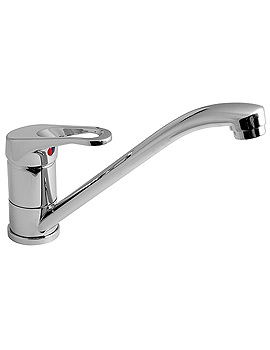 Vado Radius Mono Kitchen Sink Mixer Tap Inc Spout