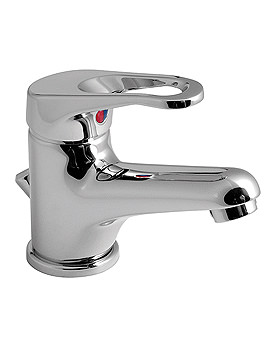 Vado Radius Mono Basin Mixer Tap Inc Pop-Up Waste