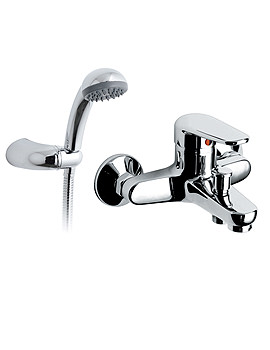 Vado Chelsea Wall Mounted Bath Shower Mixer With Shower Kit