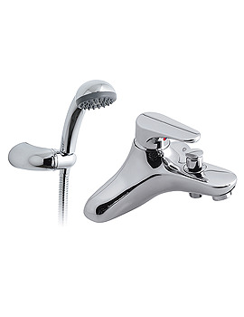 Vado Chelsea Deck Mounted Single Lever Bath Shower Mixer Tap WIth Kit
