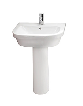 Balterley Lagoon Wash Basin With Pedestal 60.5cm
