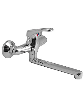 Vado Radius Wall Mounted Kitchen Sink Mixer Tap
