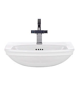 Balterley Majestic 56cm 1 Tap Hole Semi Recessed Basin