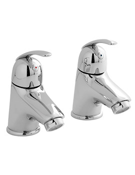 Vado Sae Pair Of Basin Pillar Taps Half Inch