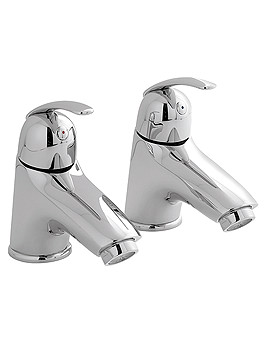 Vado Sae Pair Of Basin Pillar Taps Three-Fourths Inch