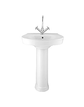 Balterley Arc Round Basin With Pedestal 60cm