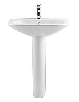 Balterley Aspire Wash Basin With Full Pedestal 68cm
