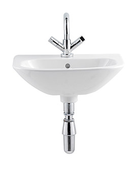 Balterley Aspire 1 Tap Hole Cloakroom Basin 45cm